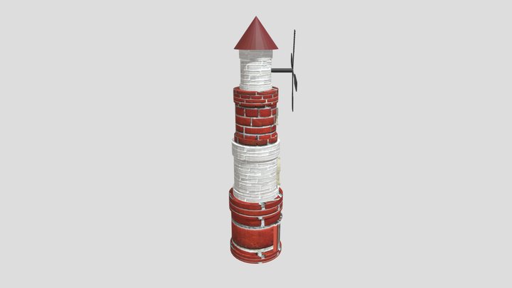 Windmill / animated 3D Model