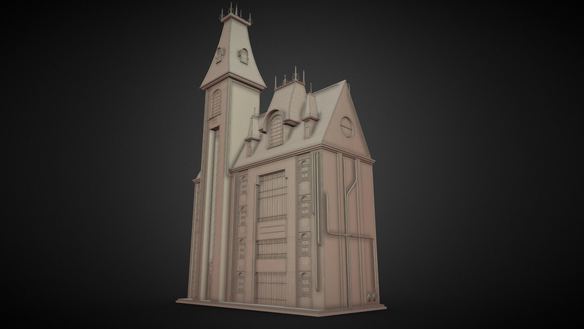 Archi home - 3D model by mohamedhussien [d6dac37] - Sketchfab