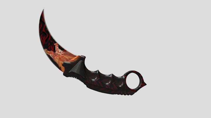 Karambit HOWL 3D Model