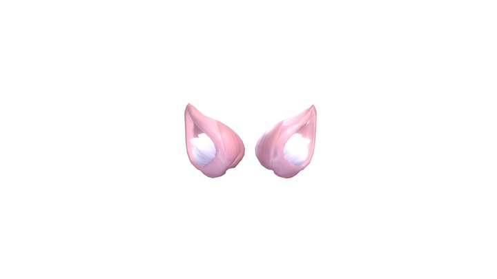 Fluffy Ears 3D Model