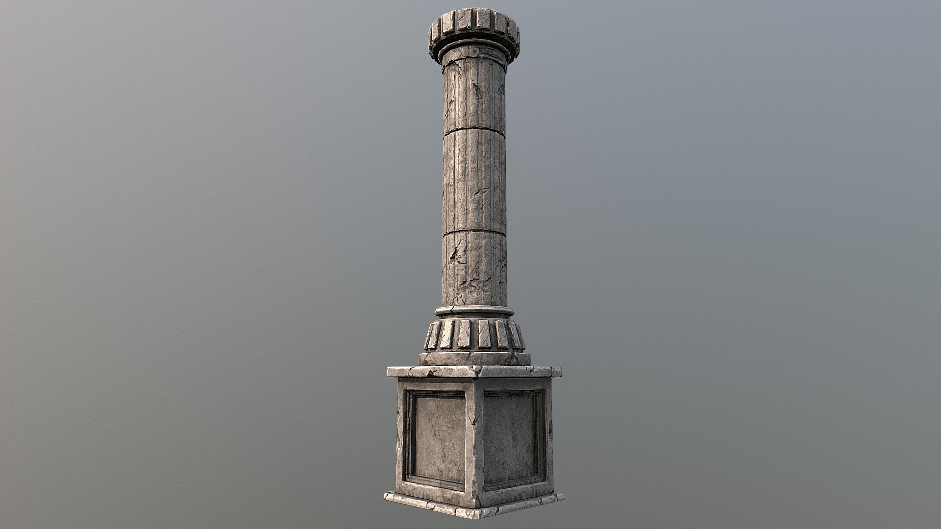 Damaged column