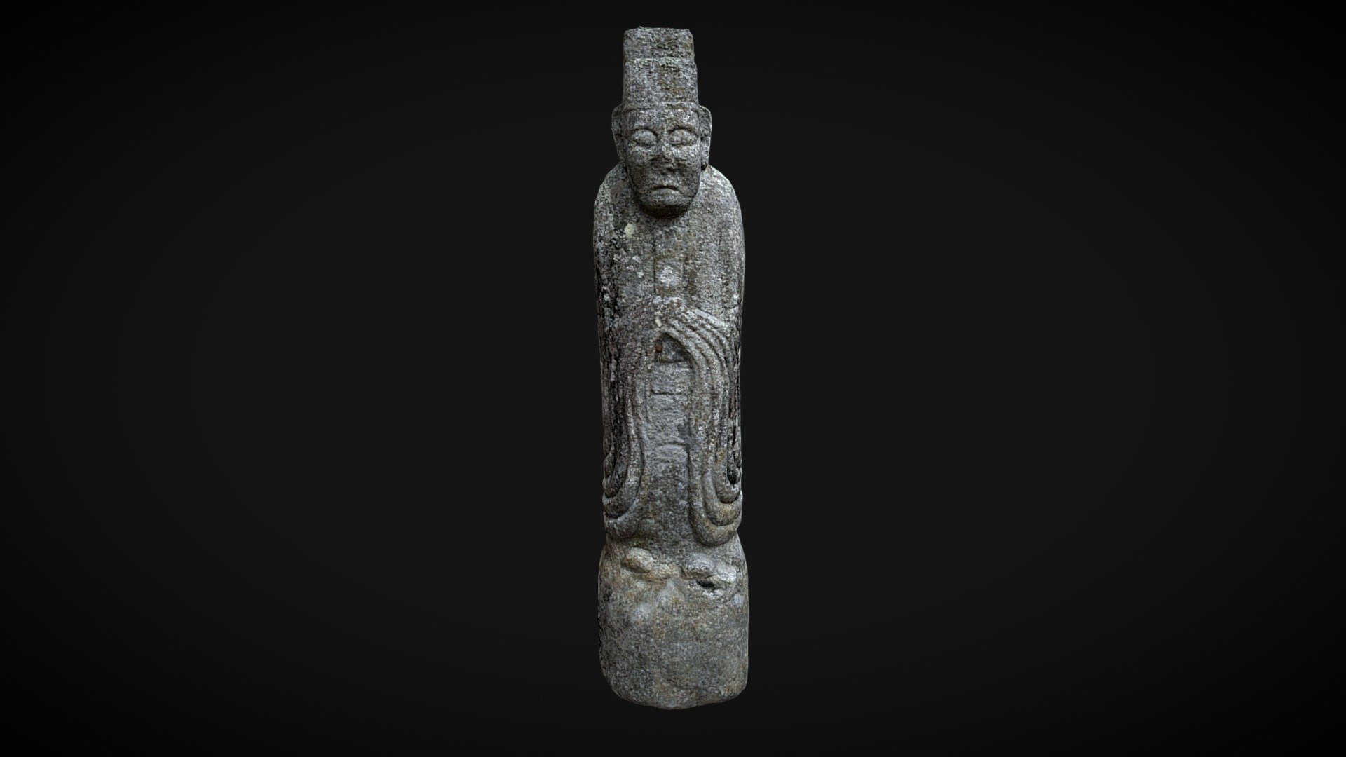 Scholar stone statue 1