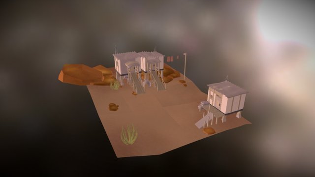 Junk Town 3D Model
