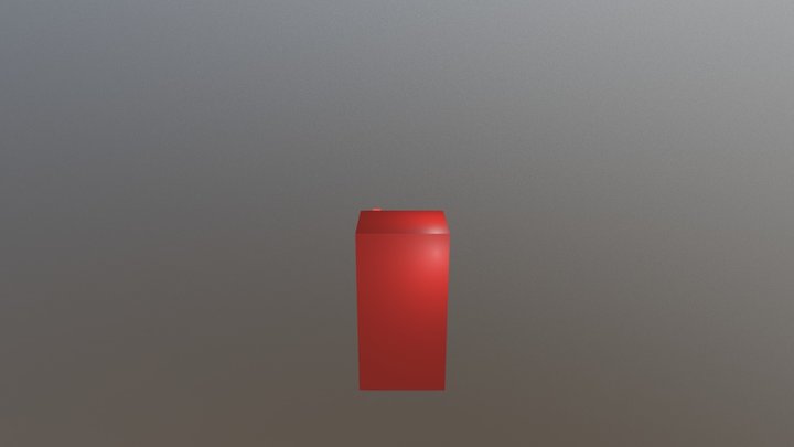 Red Cup 3D Model