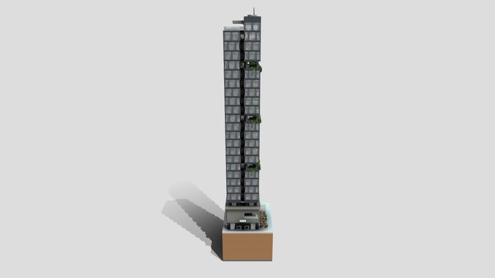 Residential Building 2 3D Model