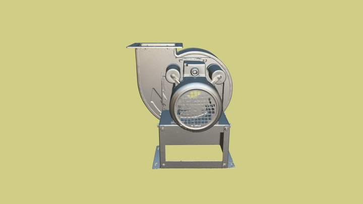 Centripugal Fan 3D Scanning 3D Model
