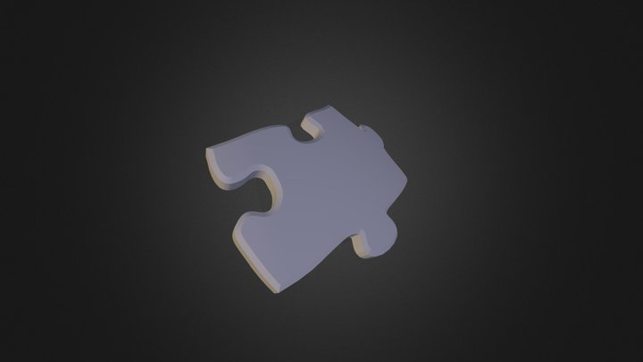 puzzle piece E4 3D Model