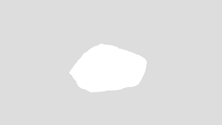 Rock With Moss And Snow – Gratis 3D-model STL