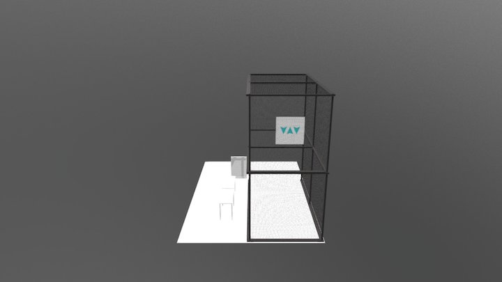 10 x 20 x 20 Drone Cage 3D Model