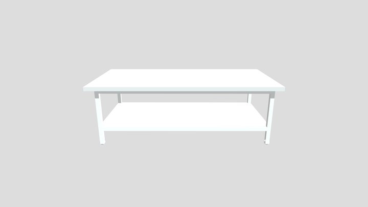 Working table 3D Model