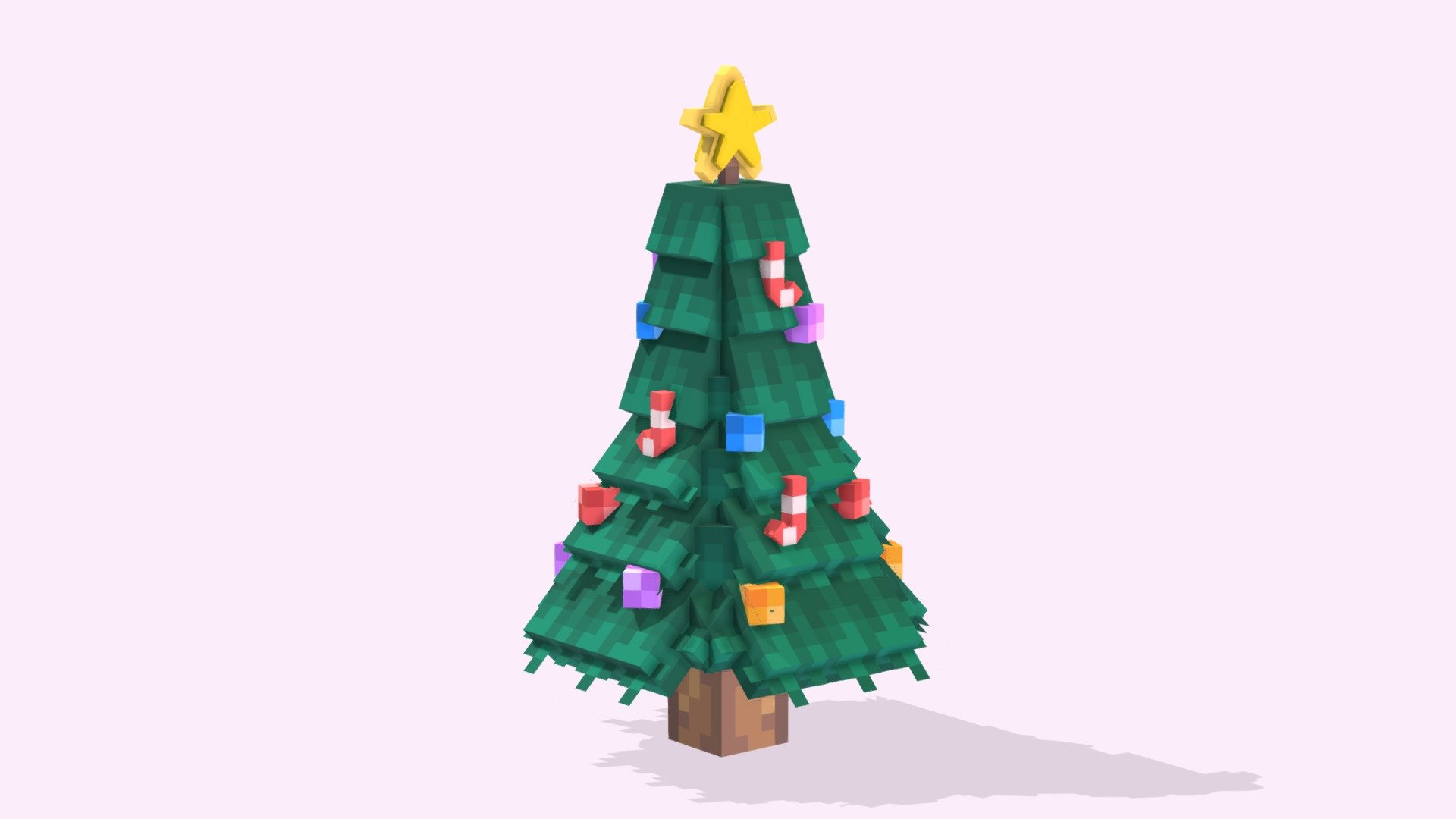 Christmas Tree - 3D model by AyrinMen [d6e20b1] - Sketchfab