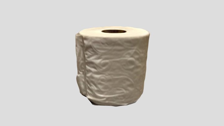 Toilet paper 3D Model