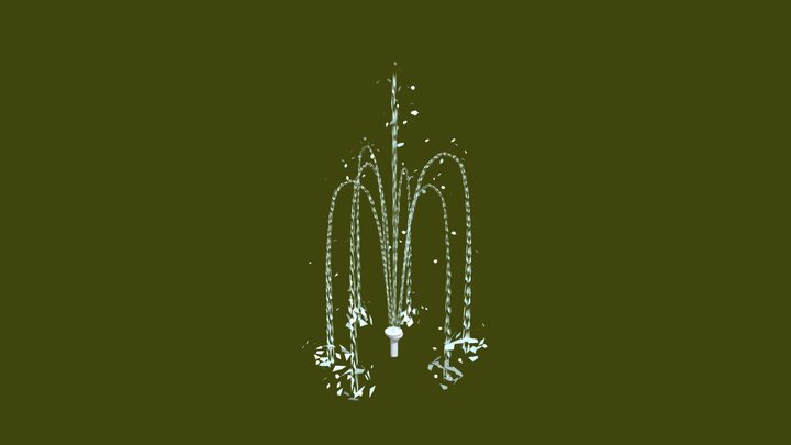 Spray- Fountain 3D Model