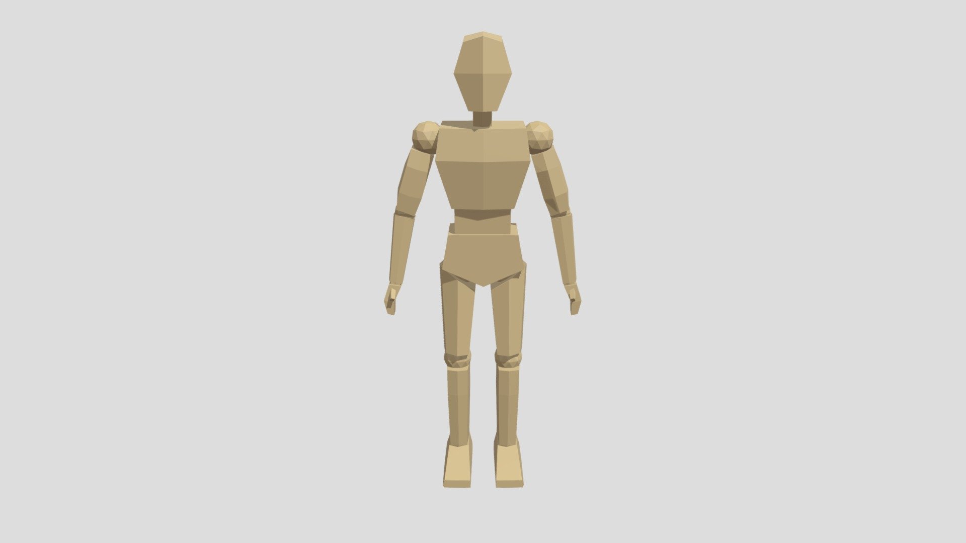 LowPoly Person Boxing