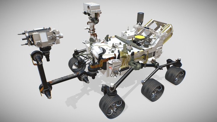 Perseverance Mars Rover 3D Model