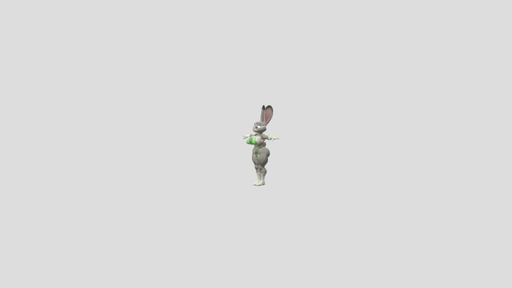 Thicc_judy_hopps 3D Model