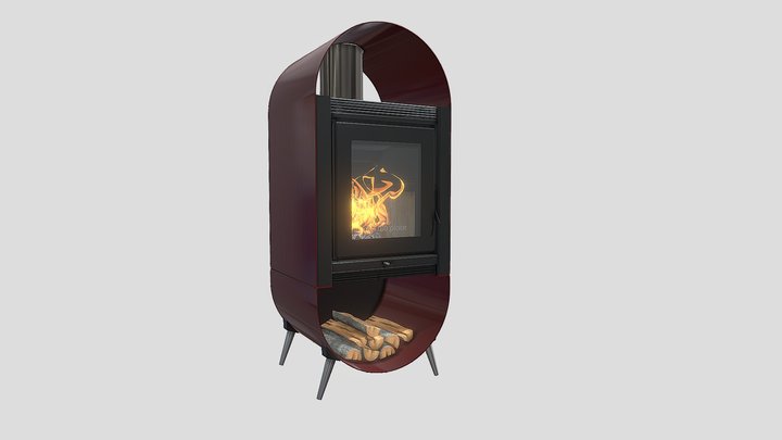 Fire Place 960FP 3D Model