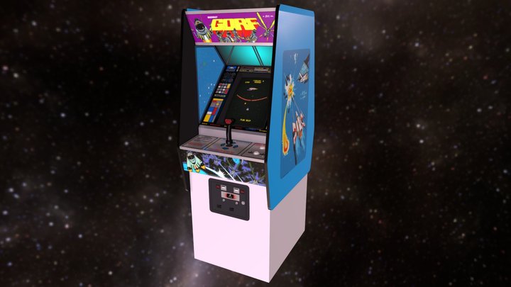 GORF - Midway Arcade Machine 3D Model
