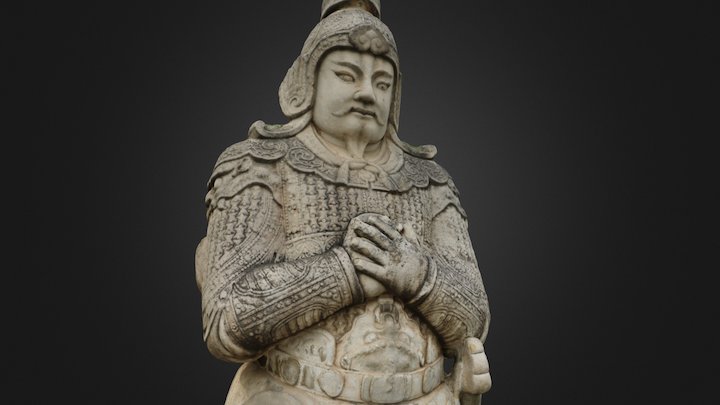 Statues of generals 2 3D Model
