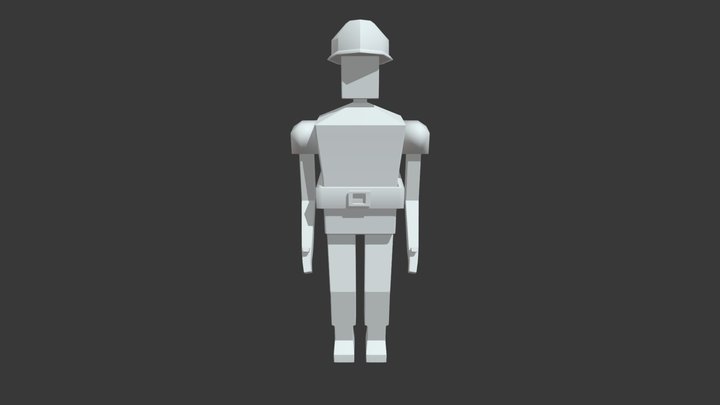Toy soldier 3D Model