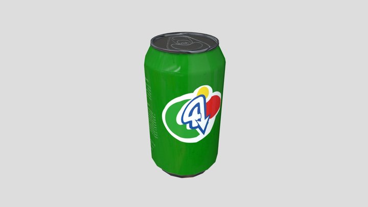 White Can Koozie 330 Ml - 3D Model by rebrandy