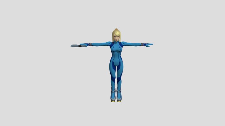 Zero_suit_samus 3D Model