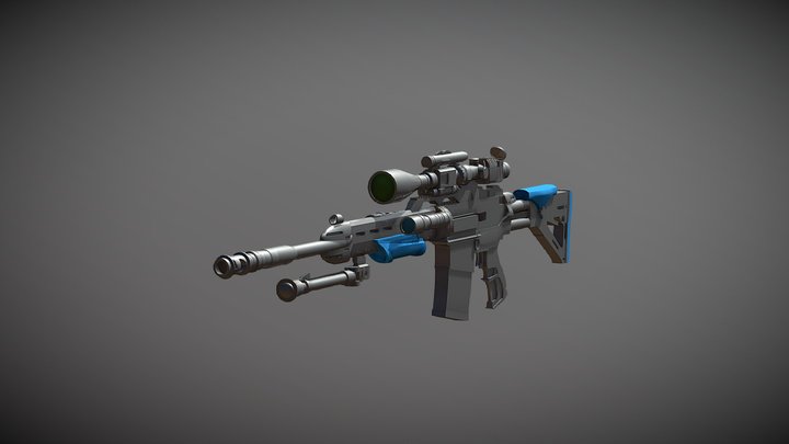 Super Sniper 3D Model