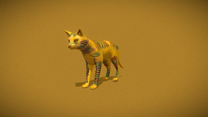 Dong Ho Cat 3D Model