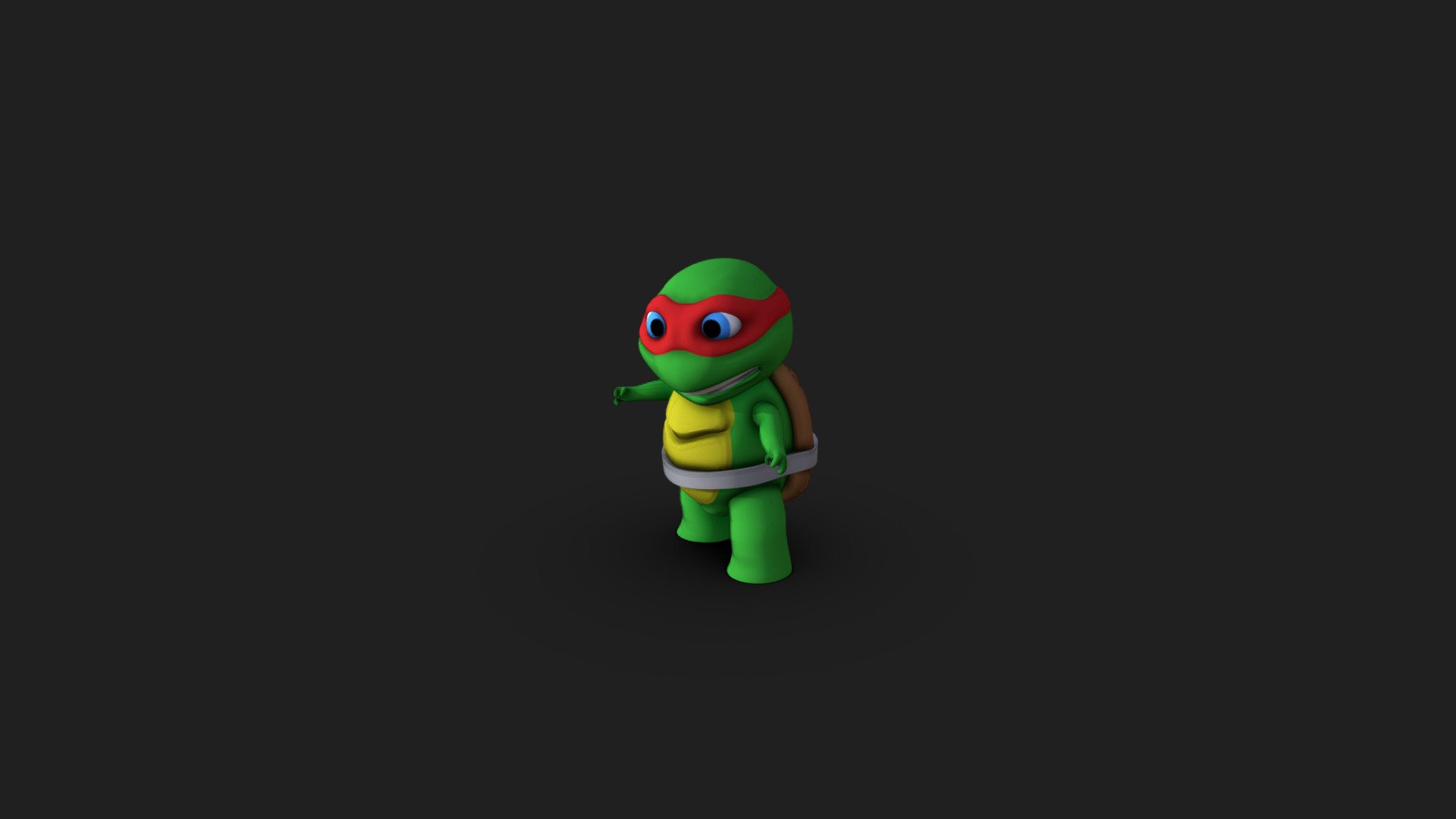 Teenaje Mutant Ninja Turtle. chibi