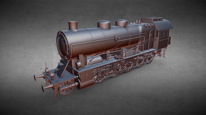 Ty23 Locomotive 3D Model