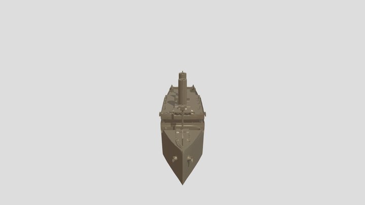 Historic passenger ship model 3D Model