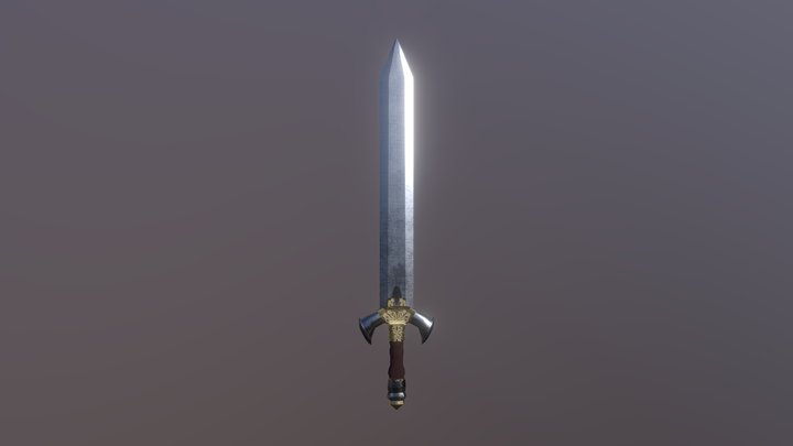 Modern Sword 3D Model