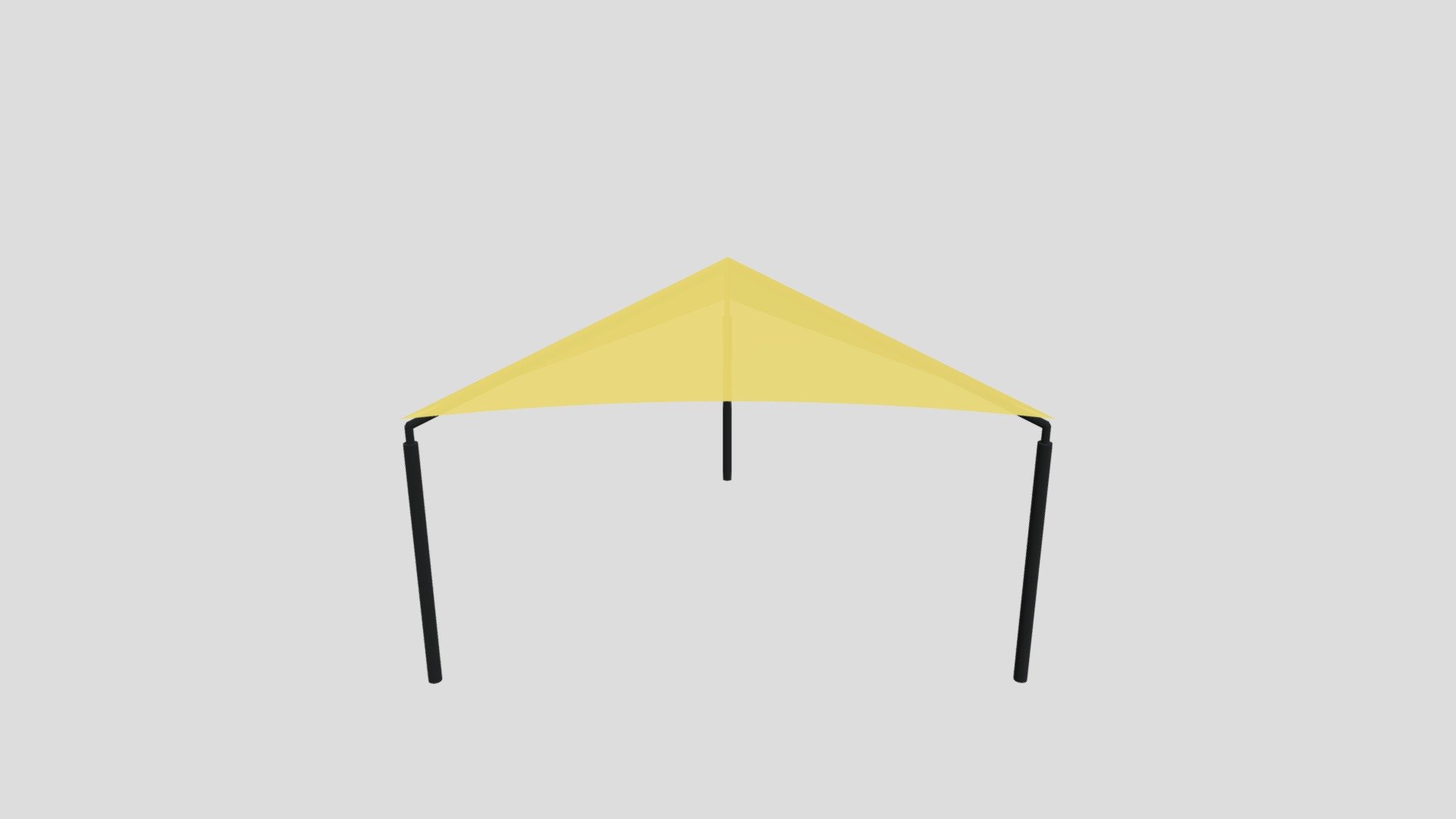 3 Column Triangle Pyramid Download Free 3D model by Shade Sails