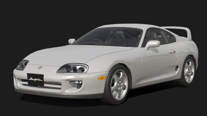 1997 Toyota Supra RZ – Modello 3D gratuito STL