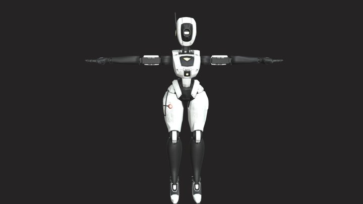 GLaDOS Humanoid - [Portal Ruffleswinner22] 3D Model