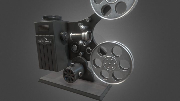 GAP - deco object - vintage projector 3D Model