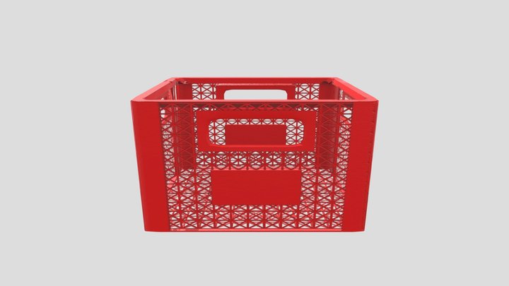 Crate 3D Model