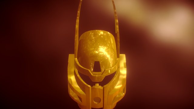 Bionicle Heroes style Kanohi Ignika 3D Model