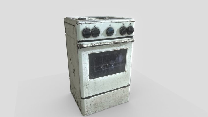 Old Gas Stove – Modello 3D gratuito STL