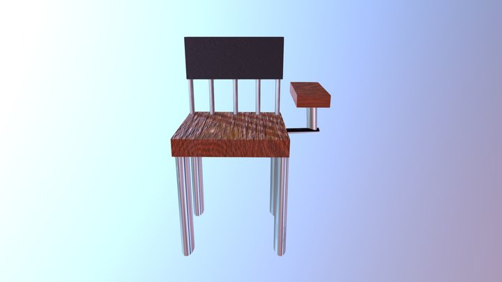 Chair with Texture 3D Model