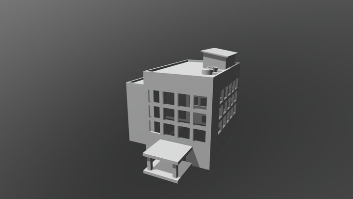 Prédio Empresarial 3D Model