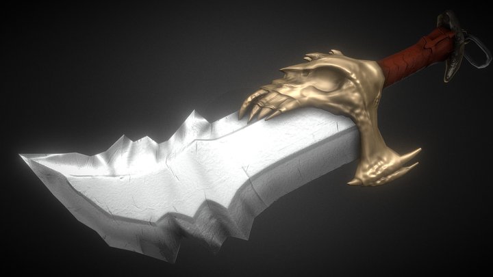 Blade of Chaos 3D Model