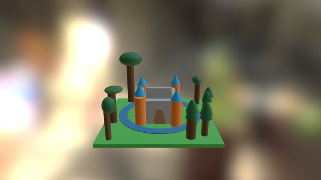 Fireserpent - Castle 3D Model