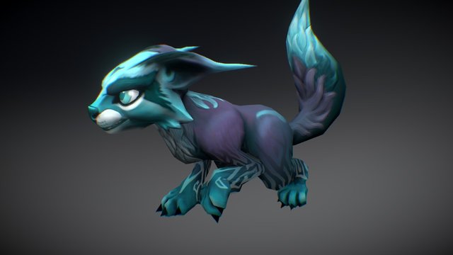 Blurr - Run animation 3D Model