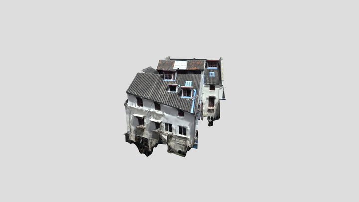 陈世德堂、大森堆栈（方浜中路40号）OBJ 3D Model