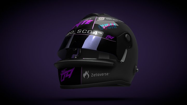 Racing Helmet - SC04™️ – Free 3D Model STL