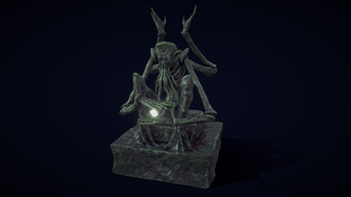 Lovecraftian Sculpture 3D Model