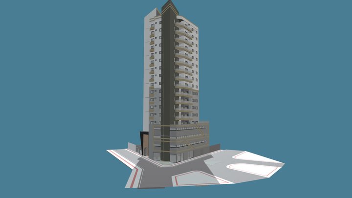 Fachada Ágave_Modelo 3D 3D Model