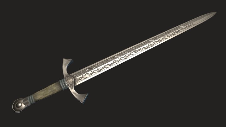 Arming Sword (Gothic Fanart) 3D Model