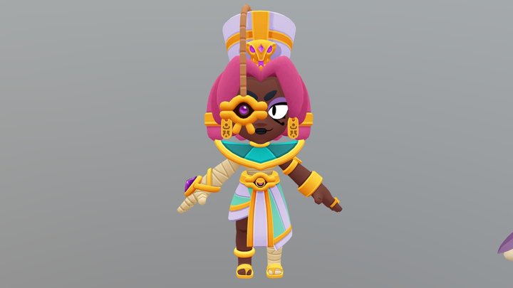 Queen Juju Brawl Stars 3d model 3D Model